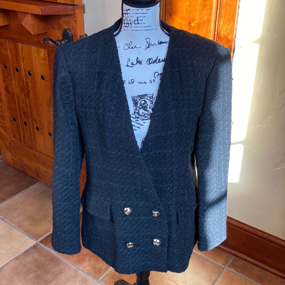 ZARA Boucle Double Breasted Jacket